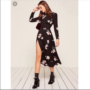 Reformation Vanessa MIDI Floral Dress